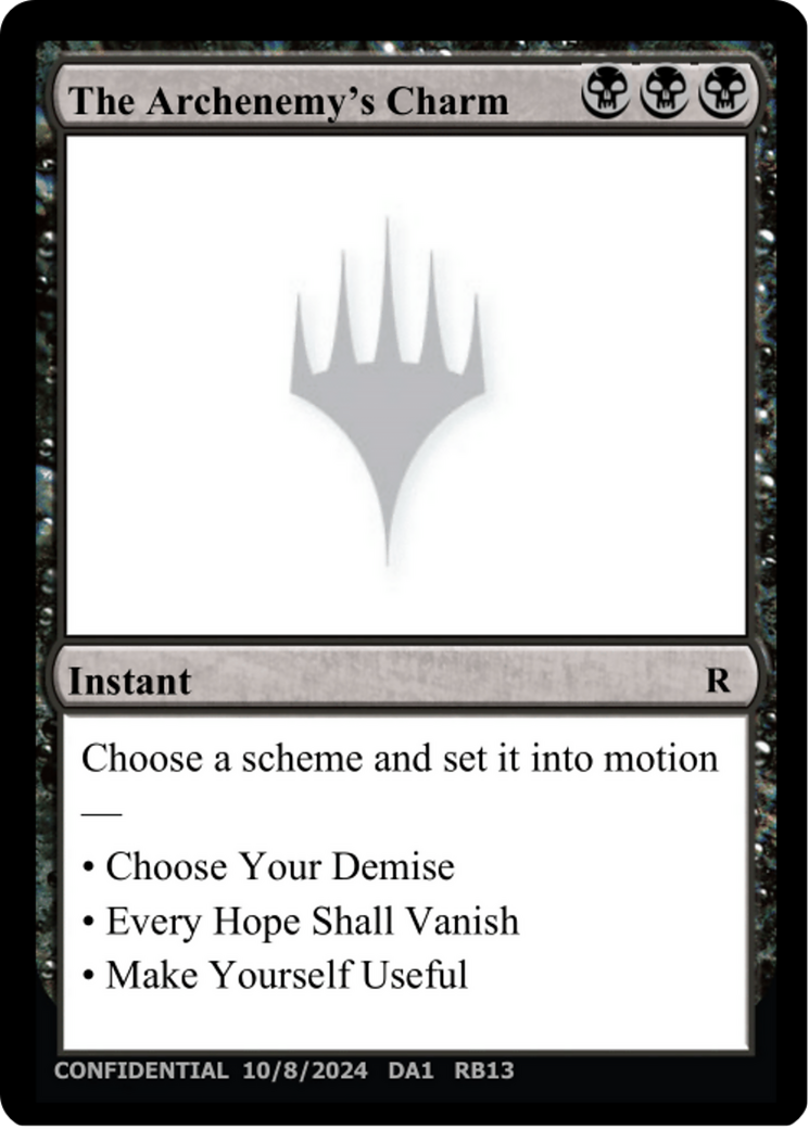 The Archenemy's Charm [Unknown Event]