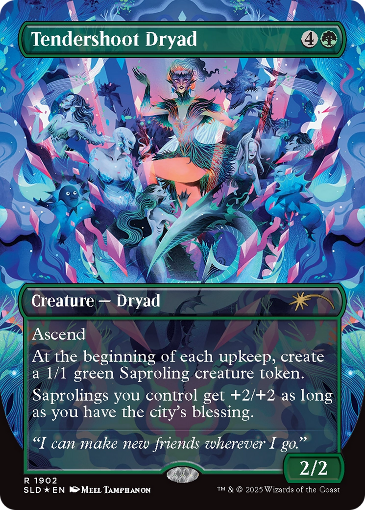 Tendershoot Dryad (Double Rainbow Foil) [Secret Lair Drop Series]