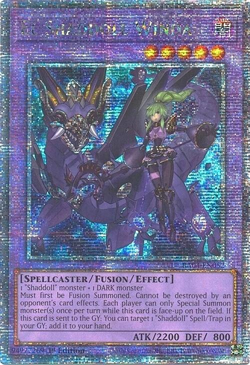 El Shaddoll Winda (Alternate Art) [RA04-EN052] Quarter Century Secret Rare