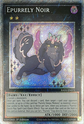Epurrely Noir [RA04-EN071] Platinum Secret Rare