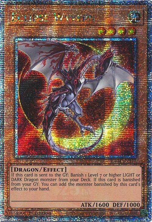 Eclipse Wyvern [RA04-EN177] Quarter Century Secret Rare