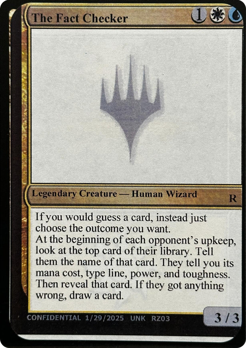 The Fact Checker [Unknown Event]