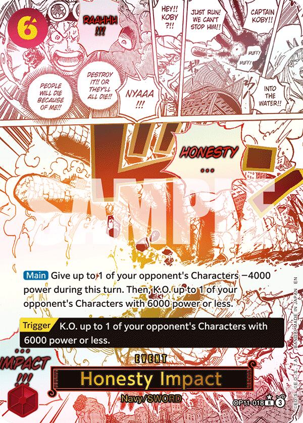 Honesty Impact (Alternate Art) [A Fist of Divine Speed]