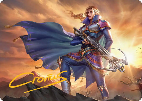 Edgar, Master Machinist Art Card (Gold-Stamped Signature) [FINAL FANTASY Art Series]