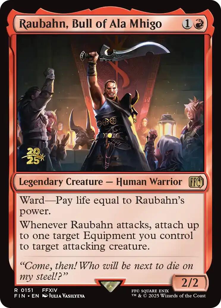 Raubahn, Bull of Ala Mhigo [FINAL FANTASY Prerelease Promo]