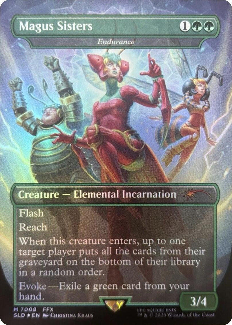 Secret Lair Magus Sisters foil メーガス三姉妹 Magus Sisters - Endurance (Rainbow Foil) [Secret Lair Drop