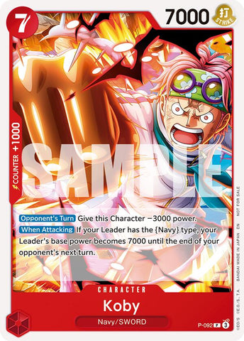 Koby (OP12 Release Event) [One Piece Promotion Cards]