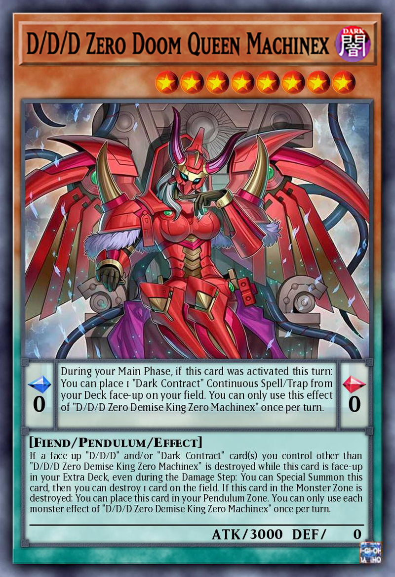 (UR) D/D/D Zero Doom Queen Machinex DOOD-EN003 - Ships 9/26