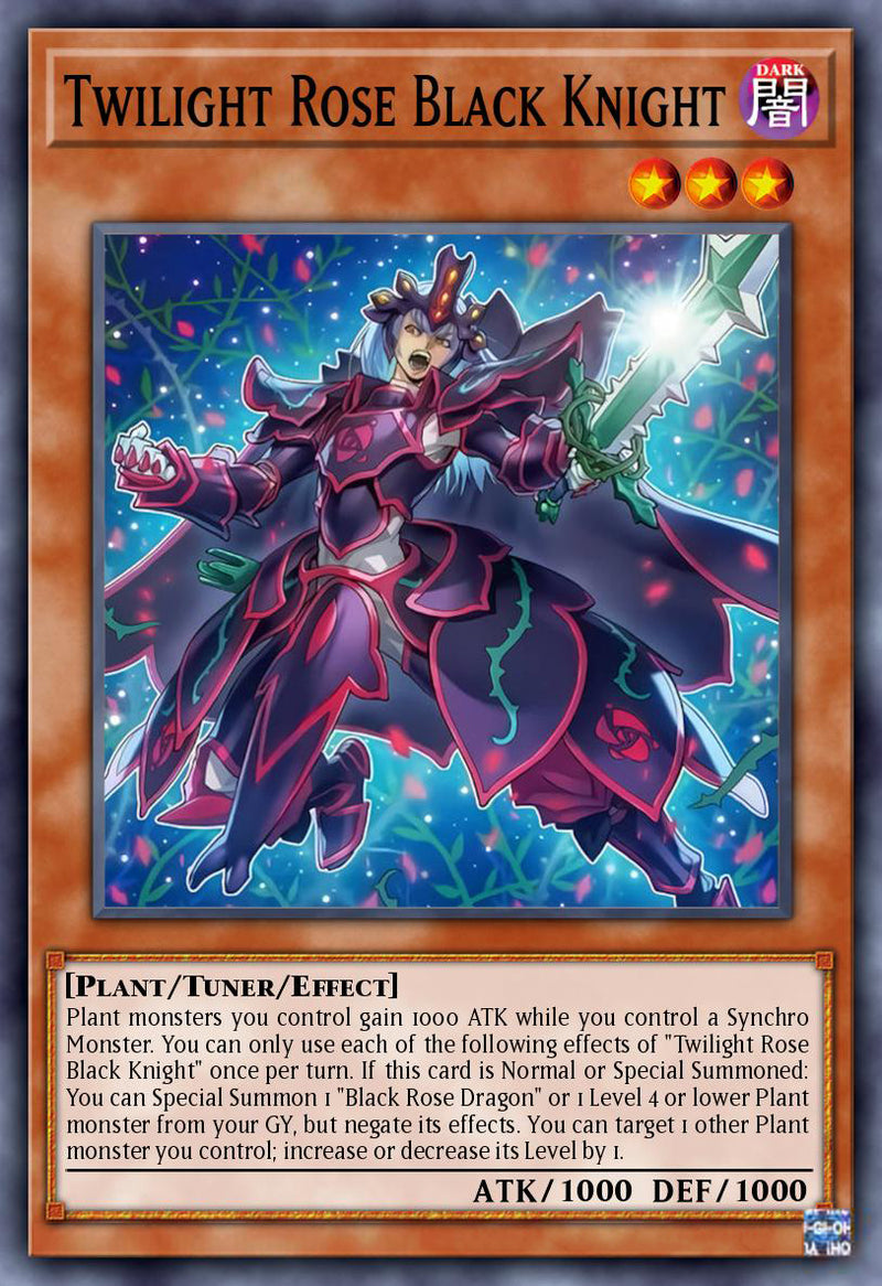 (C) Twilight Rose Black Knight DOOD-EN005 - Ships 9/26