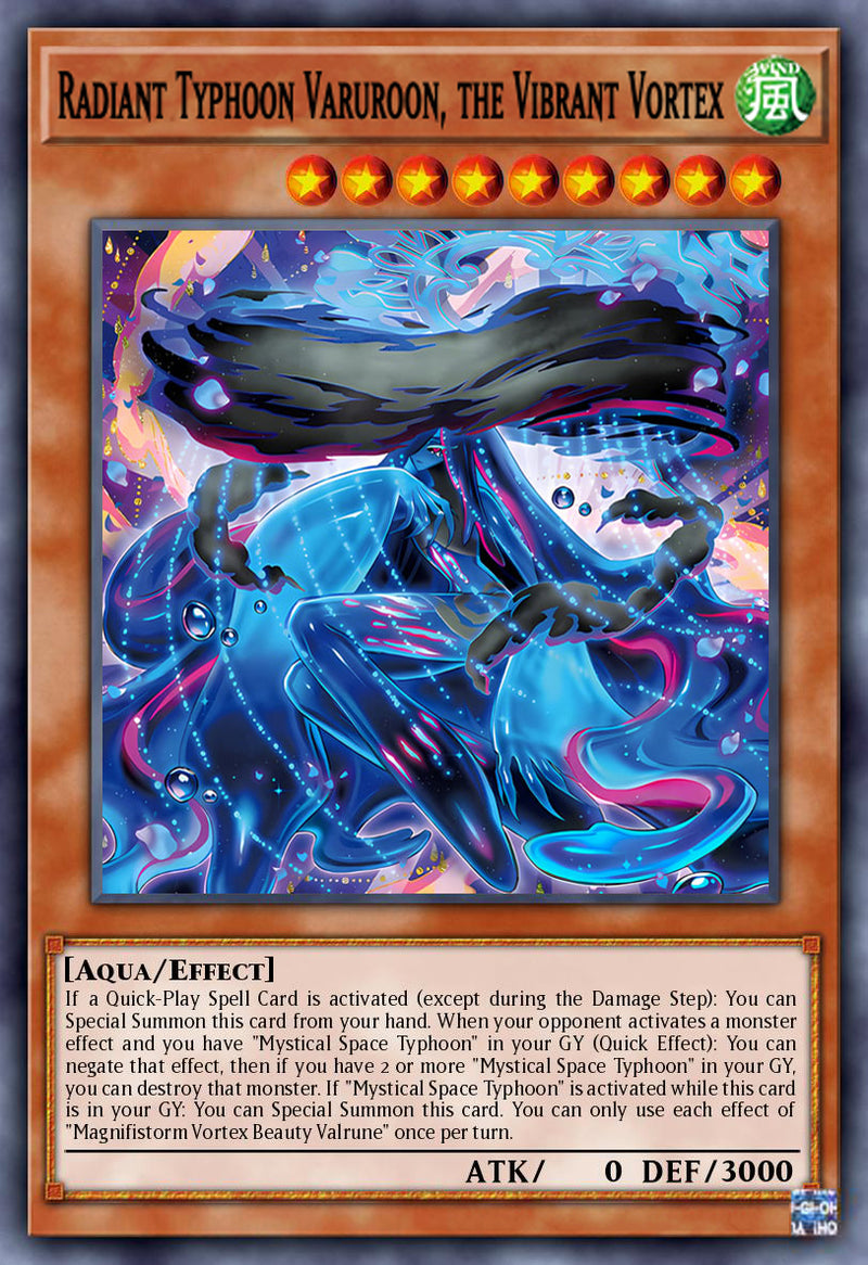 (SR) Radiant Typhoon Varuroon, the Vibrant Vortex DOOD-EN016 - Ships 9/26