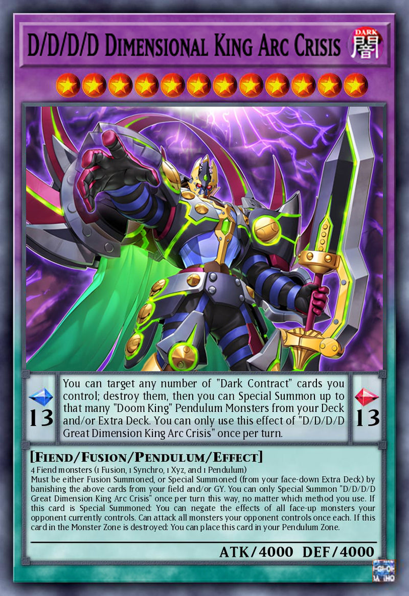 (UR) D/D/D/D Dimensional King Arc Crisis DOOD-EN035 - Ships 9/26