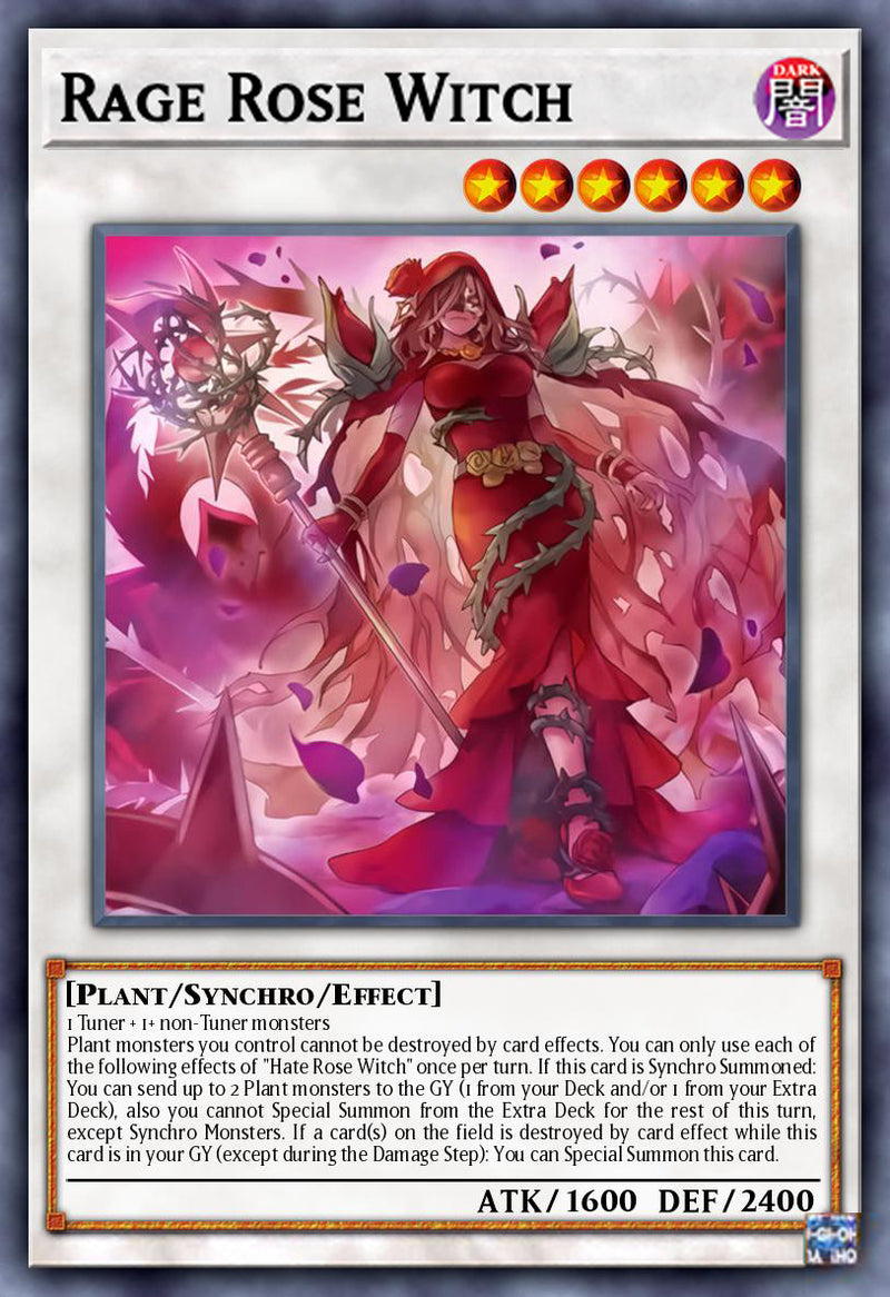 (UR) Rage Rose Witch DOOD-EN040 - Ships 9/26