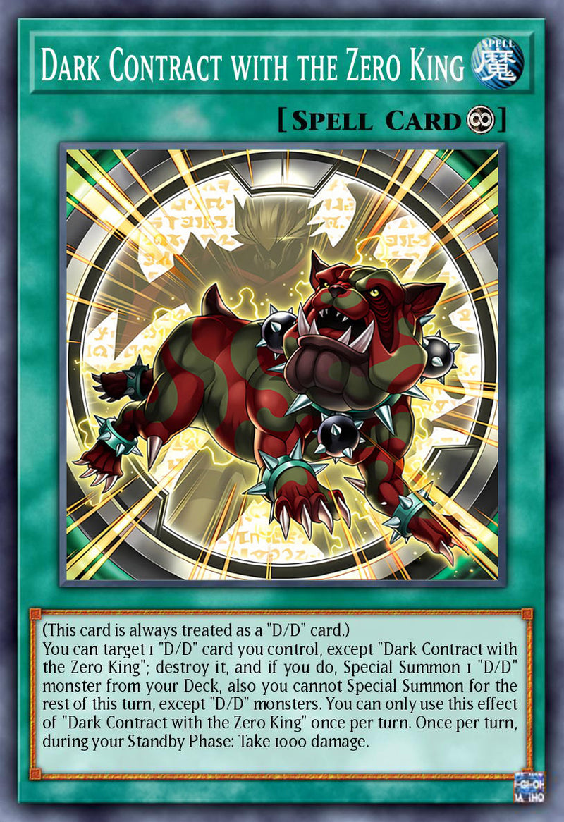 (C) Dark Contract with the Zero King DOOD-EN054 - Ships 9/26