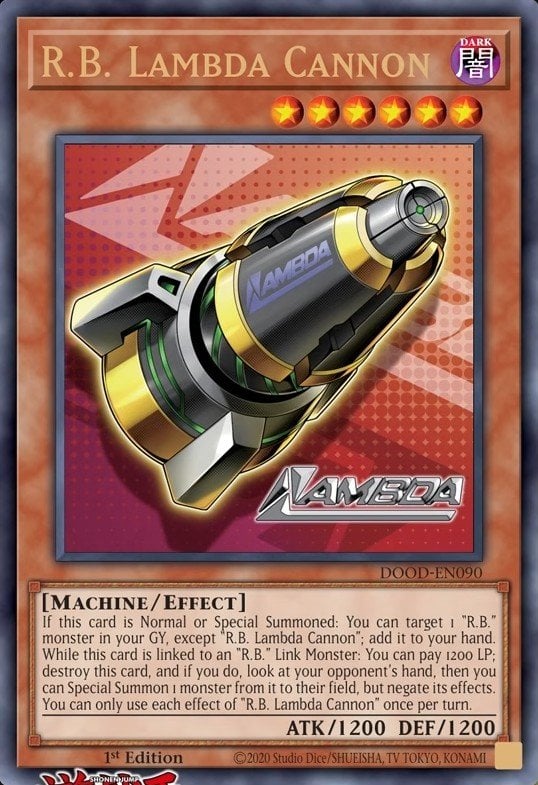 (UR) R.B. Lambda Cannon DOOD-EN090 - Ships 9/26