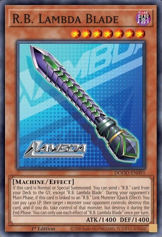 (C) R.B. Lambda Blade DOOD-EN091 - Ships 9/26