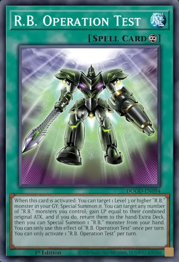 (SR) R.B. Operation Test DOOD-EN094 - Ships 9/26