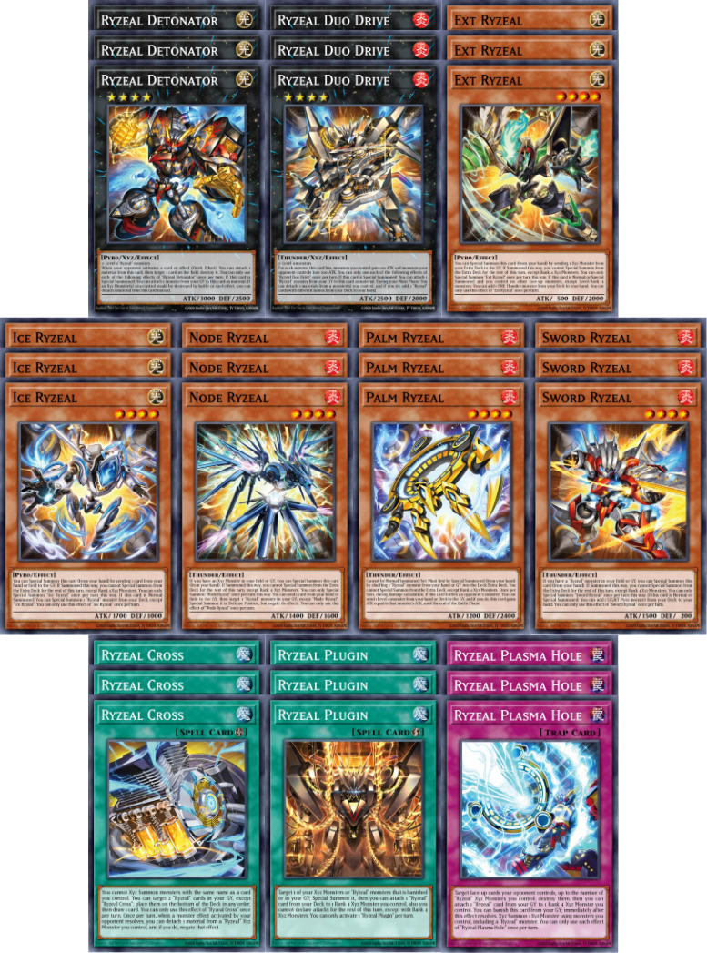 Ryzeal Deck Core - Ships 9/5