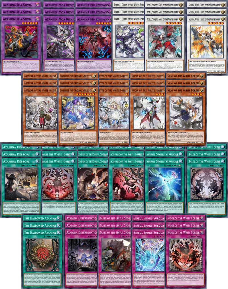 White Forest Azamina Deck Core - Ships 9/5