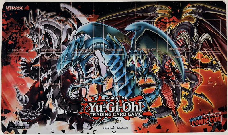 Blue-Eyes Armed Dragon Red Dragon Archfiend 2019 NYCC Game Mat
