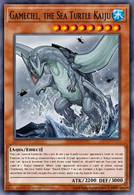 ***(STARLIGHT) Gameciel, the Sea Turtle Kaiju MP25-EN028 - Ships 9/5