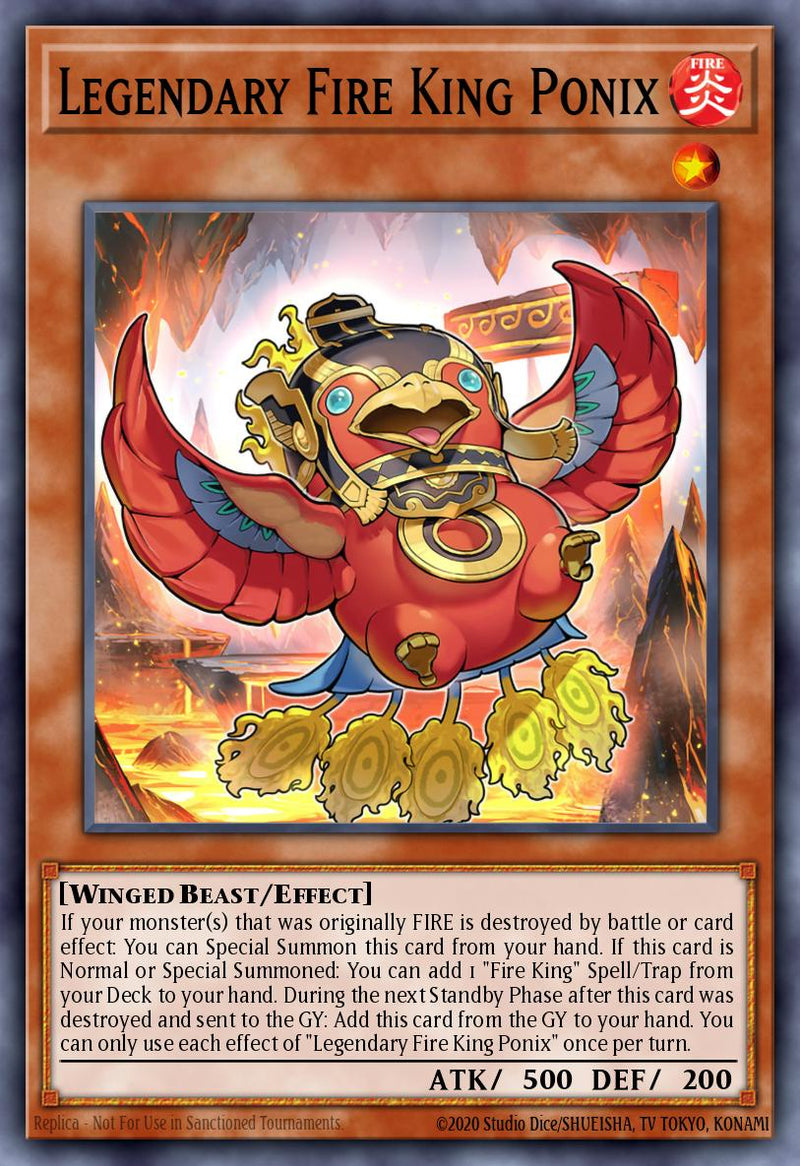 ***(STARLIGHT) Legendary Fire King Ponix MP25-EN048 - Ships 9/5