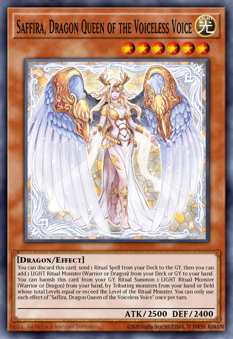 (PSCR) Saffira, Dragon Queen of the Voiceless Voice MP25-EN053 - Ships 9/5