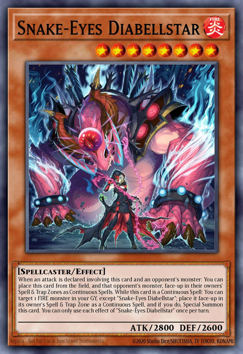 (PSCR) Snake-Eyes Diabellstar MP25-EN062 - Ships 9/5