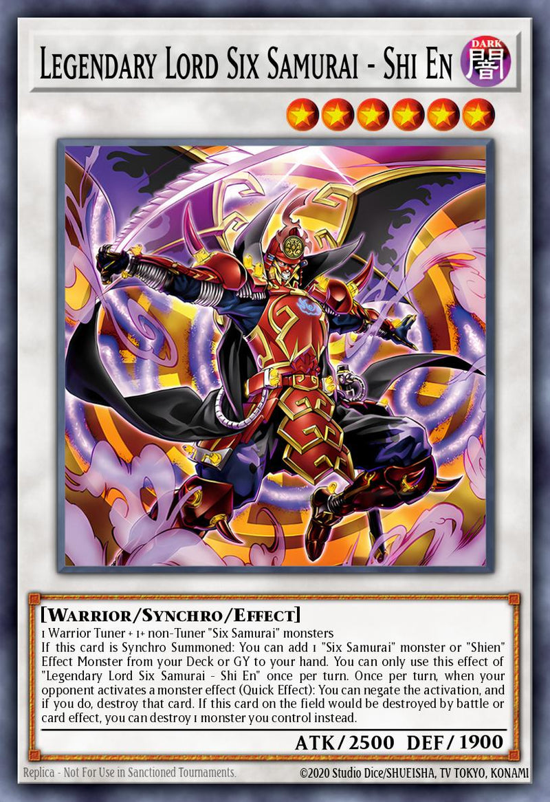 (PSCR) Legendary Lord Six Samurai – Shi En MP25-EN107 - Ships 9/5