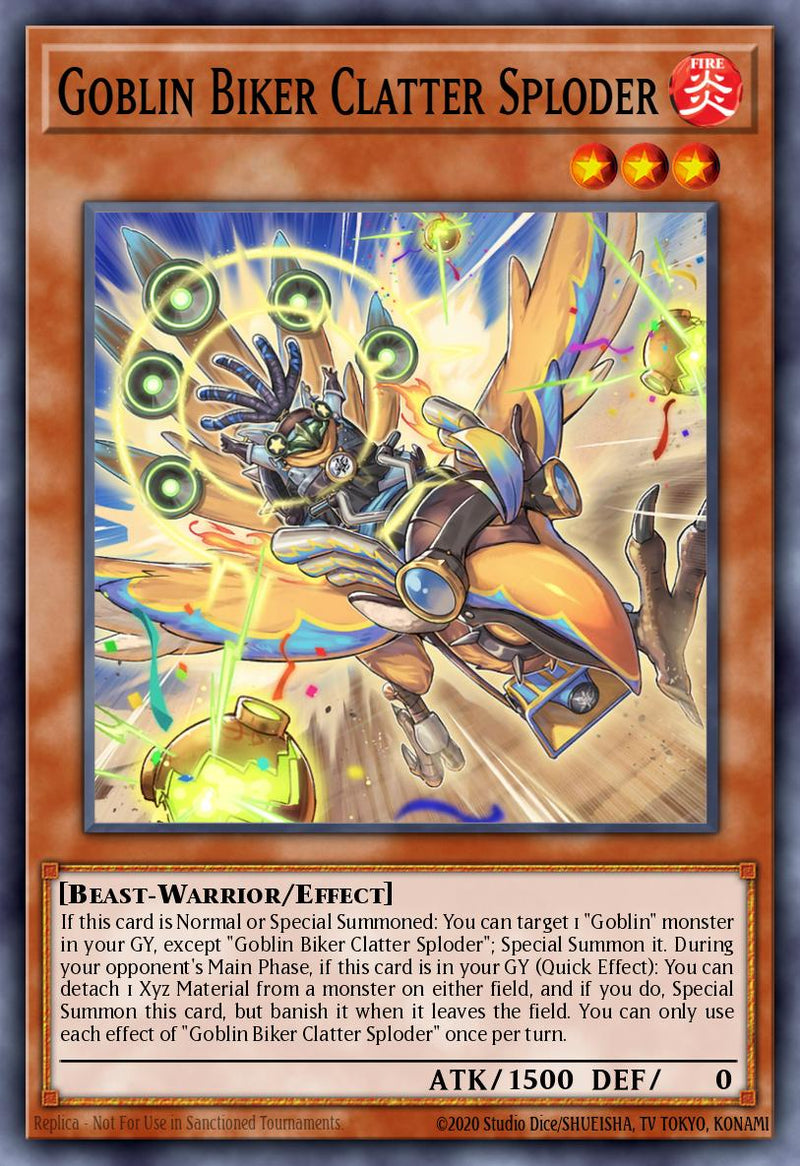 (UR) Goblin Biker Clatter Sploder MP25-EN153 - Ships 9/5