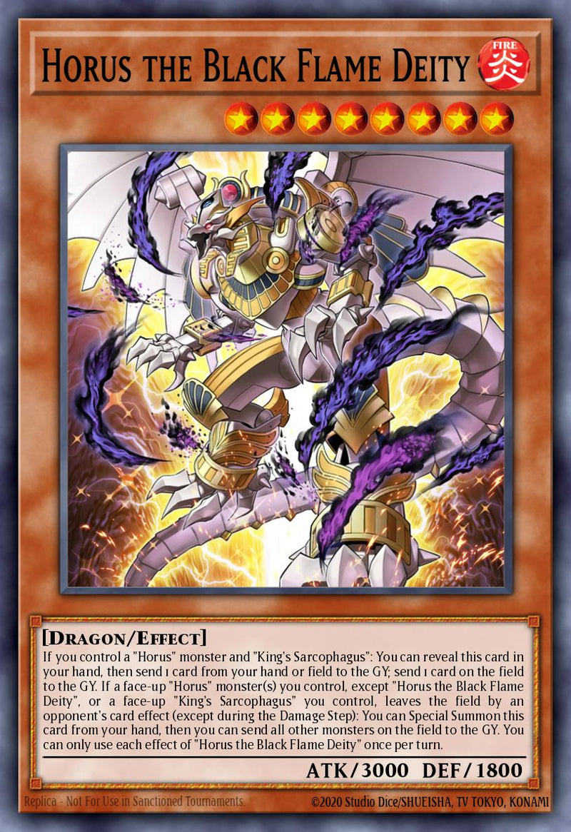 (UR) Horus the Black Flame Deity MP25-EN158 - Ships 9/5