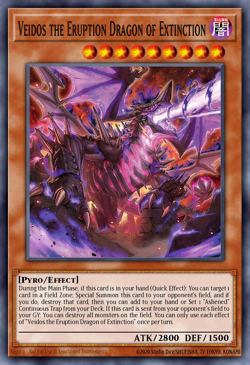(UR) Veidos the Eruption Dragon of Extinction MP25-EN175 - Ships 9/5