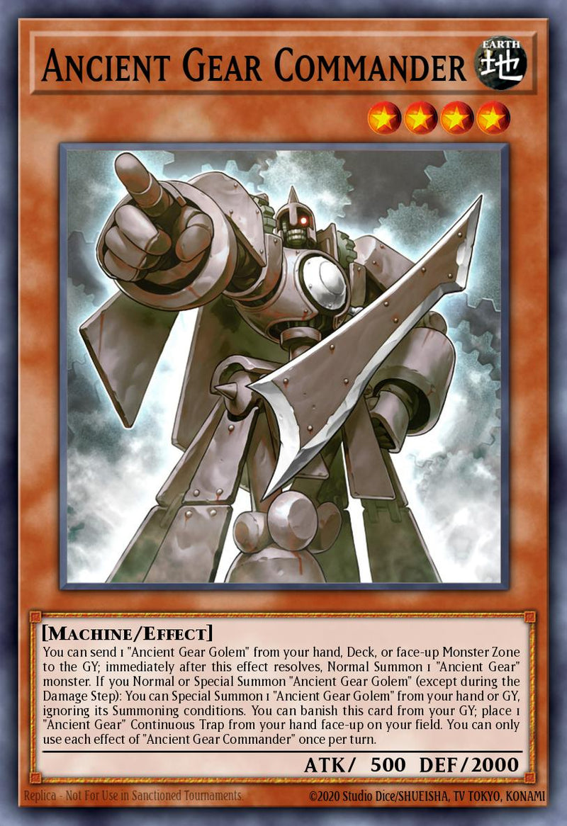 (UR) Ancient Gear Commander MP25-EN179 - Ships 9/5