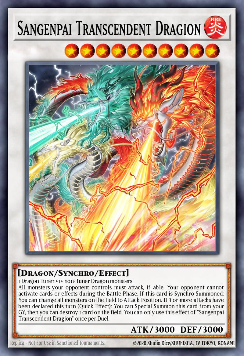 (UR) Sangenpai Transcendent Dragion MP25-EN191 - Ships 9/5