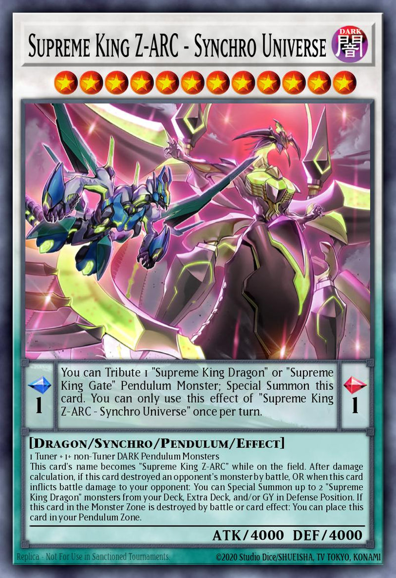 (UR) Supreme King Z-ARC – Synchro Universe MP25-EN207 - Ships 9/5
