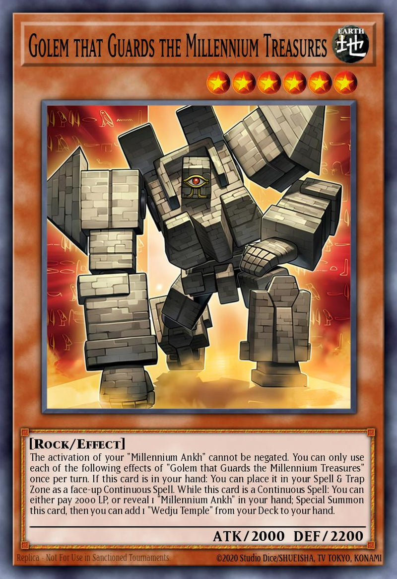 (UR) Golem that Guards the Millennium Treasures MP25-EN208 - Ships 9/5