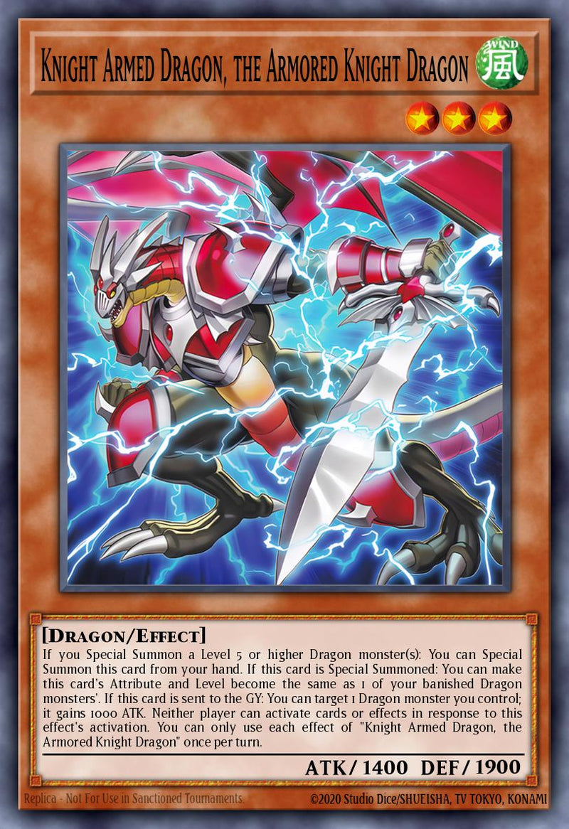 (UR) Knight Armed Dragon, the Armored Knight Dragon MP25-EN213 - Ships 9/5