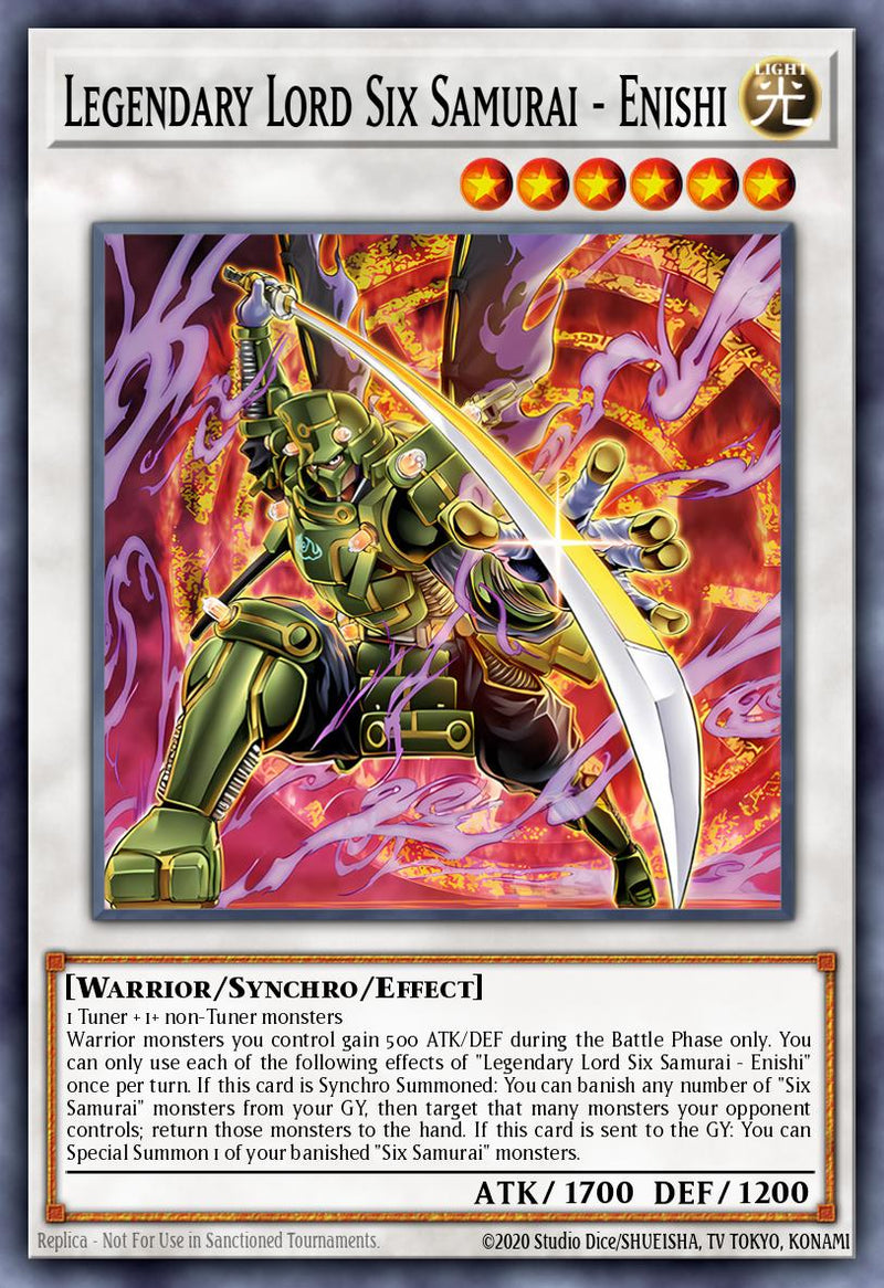 (UR) Legendary Lord Six Samurai – Enishi MP25-EN247 - Ships 9/5