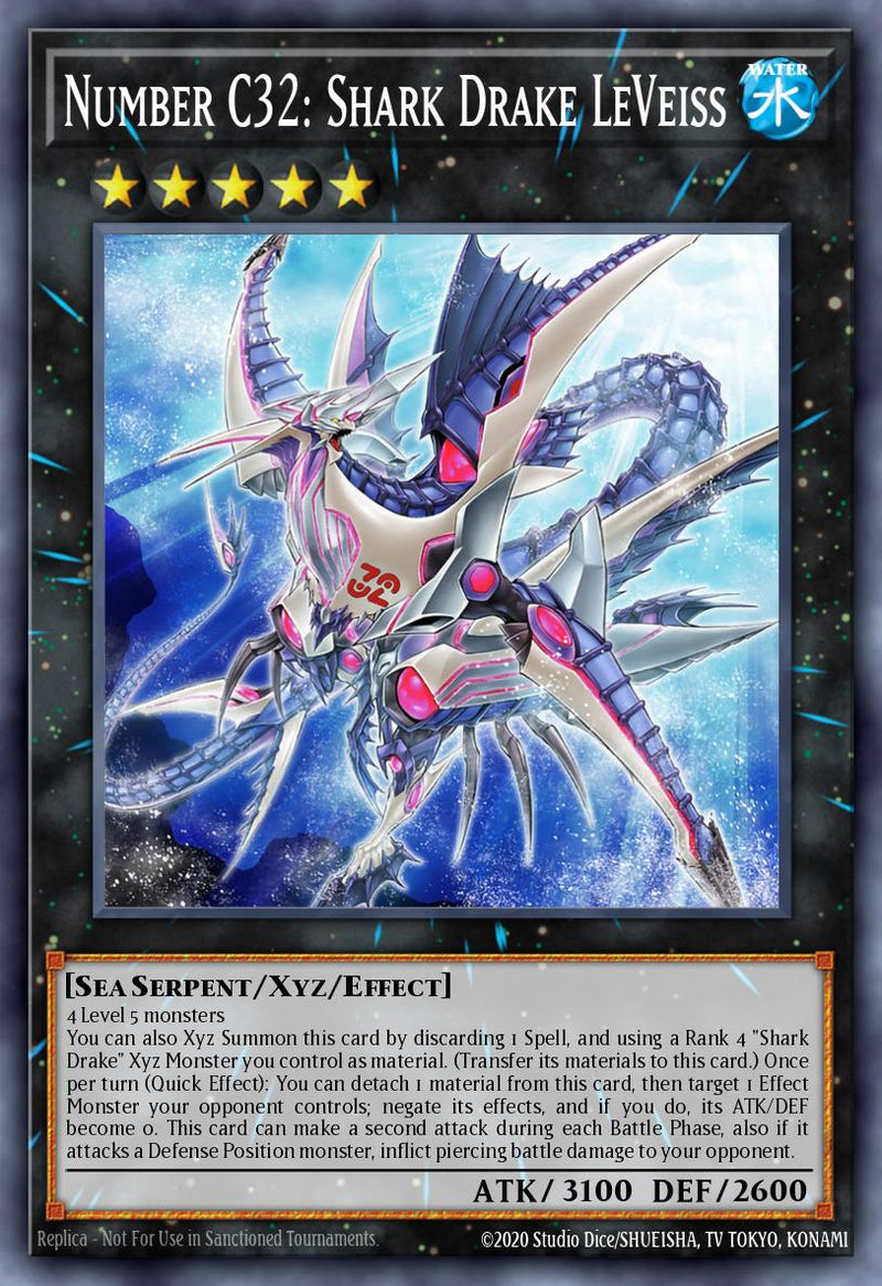 (UR) Number C32: Shark Drake LeVeiss MP25-EN248 - Ships 9/5