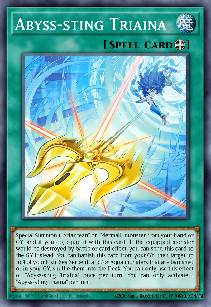 (UR) Abyss-sting Triaina MP25-EN253 - Ships 9/5