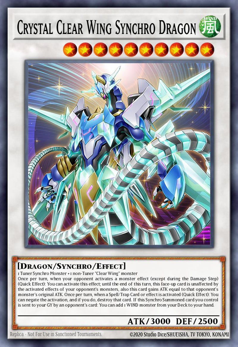 (UR) Crystal Clear Wing Synchro Dragon MP25-EN276 - Ships 9/5