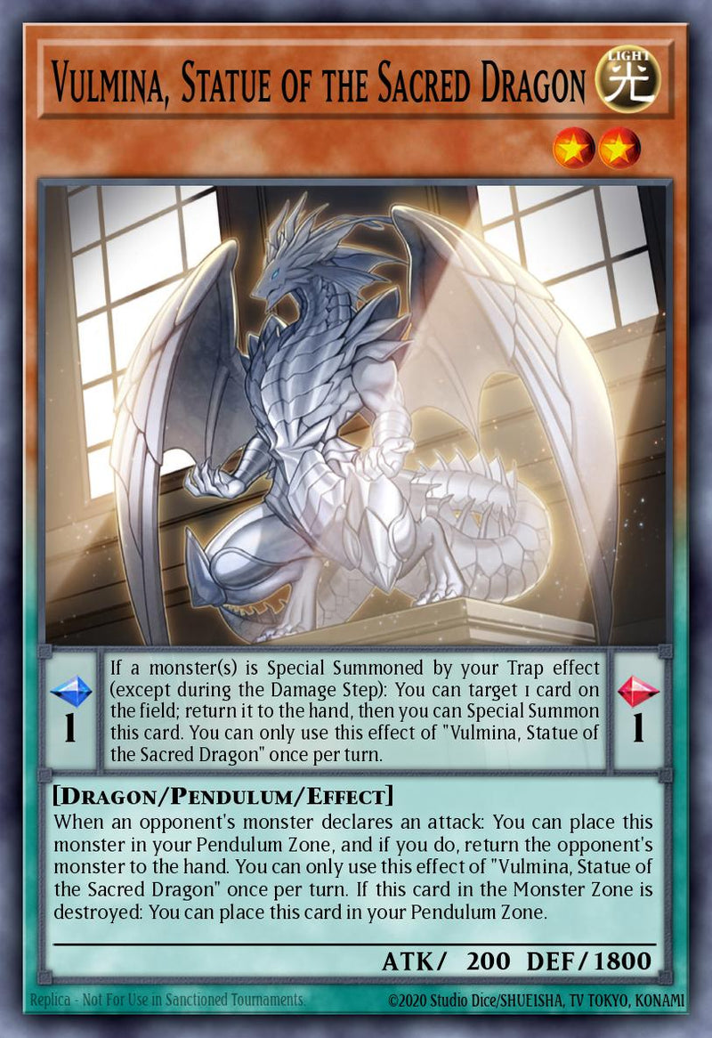 (C) Vulmina, Statue of the Sacred Dragon MP25-EN400 - Ships 9/5
