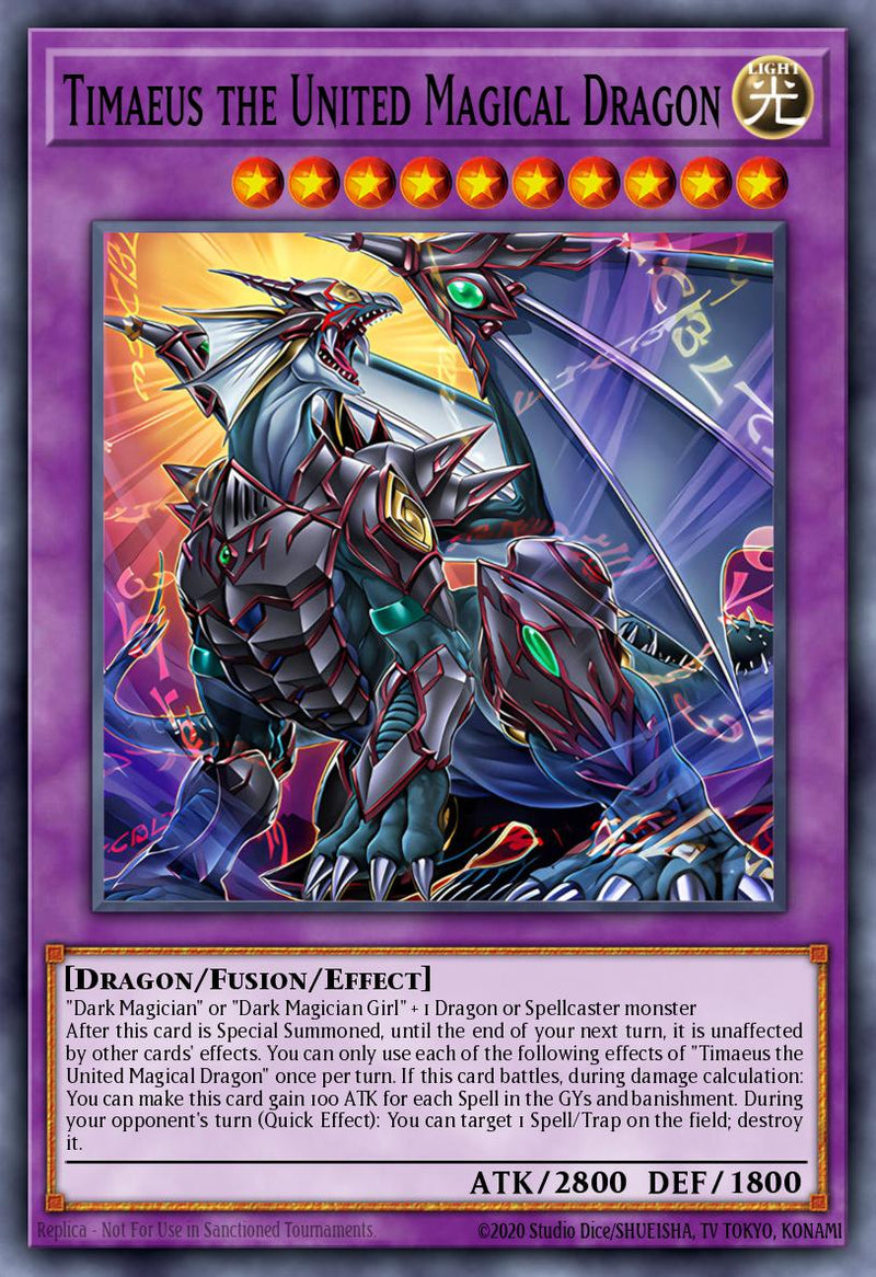 (CR) Timaeus the United Magical Dragon MZMU-EN012 - Ships 2/20