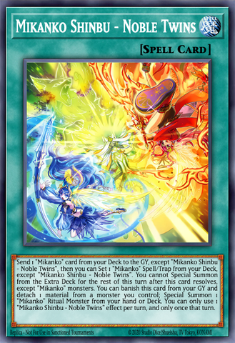 (SCR) Mikanko Shinbu - Noble Twins MZMU-EN019 - Ships 2/20