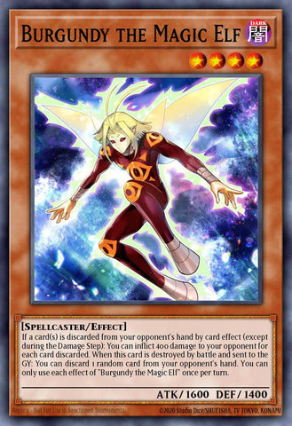 (R) Burgundy the Magic Elf MZMU-EN045 - Ships 2/20