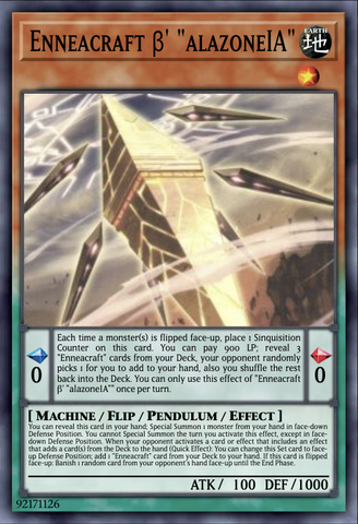 (R) Deftero Enneacraft - "alazoneIA" PHRE-EN017 - Ships 12/5