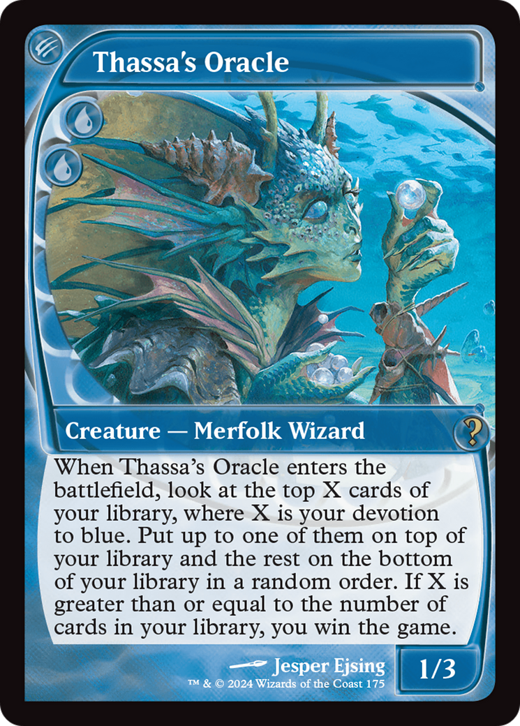 タッサの神託者/Thassa's Oracle FOIL SLD ② タッサの神託者 Thassa's Oracle SLD FOIL - メルカリ