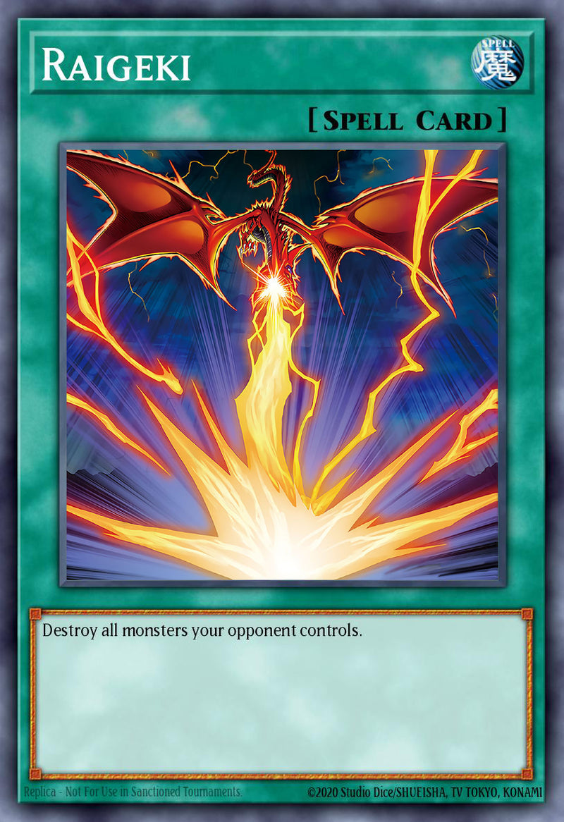 (STARLIGHT) Raigeki (Slifer the Sky Dragon Art) MP25-EN015 - Ships 9/5