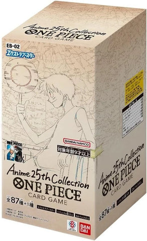 One Piece TCG: "Anime 25th Collection" Extra Booster Box EB-02 [Japanese] - 24 Packs